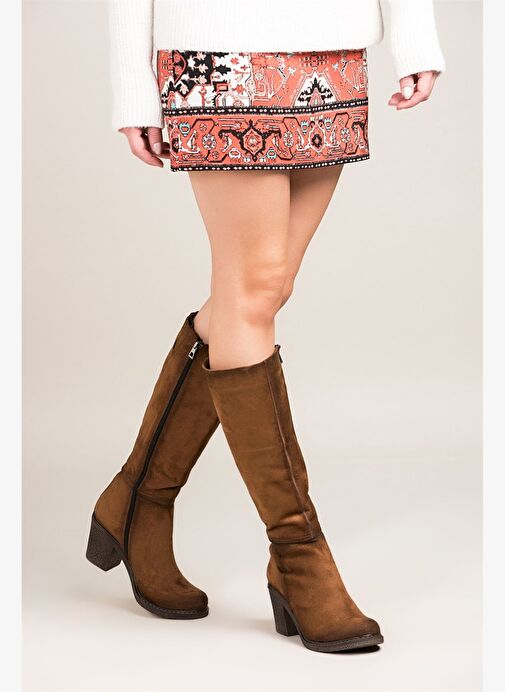 Taba Kadın Çizme C674250302 - Görsel 2