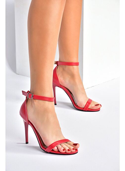 Kırmızı Kadın Topuklu Ayakkabı B922112609 - Görsel 2