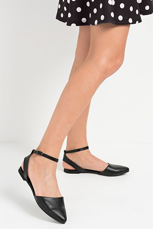 Fox Shoes Siyah Kadın Babet 1470 - Görsel 2