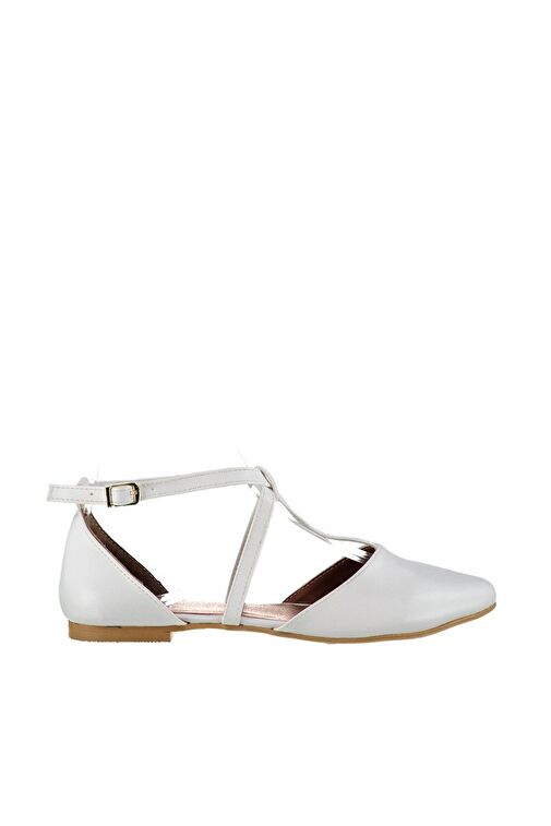 Beyaz Kadın Babet D726537309 - Görsel 3