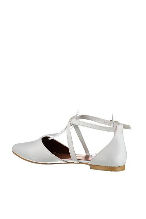 Beyaz Kadın Babet D726537309 - Görsel 5