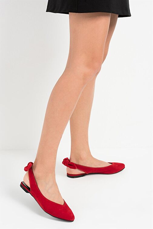 Kırmızı Kadın Babet D726495302 - Görsel 2