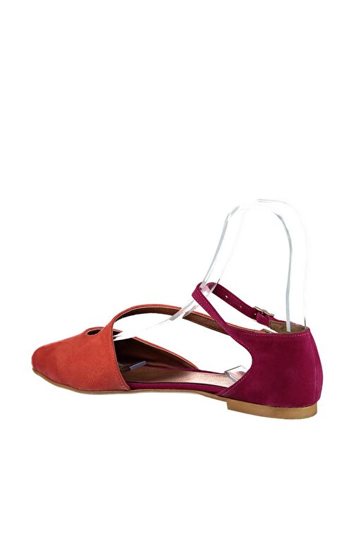 Turuncu/Fuşya Kadın Babet D726016902 - Görsel 6