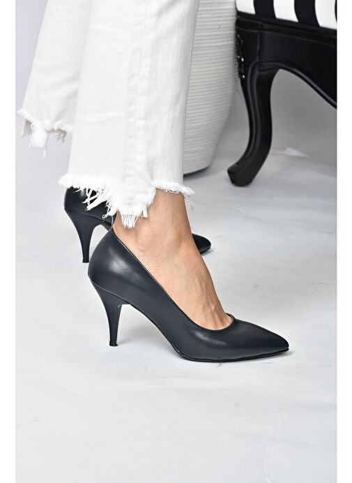 Lacivert Kadın Topuklu Ayakkabı A922151109 - Görsel 2