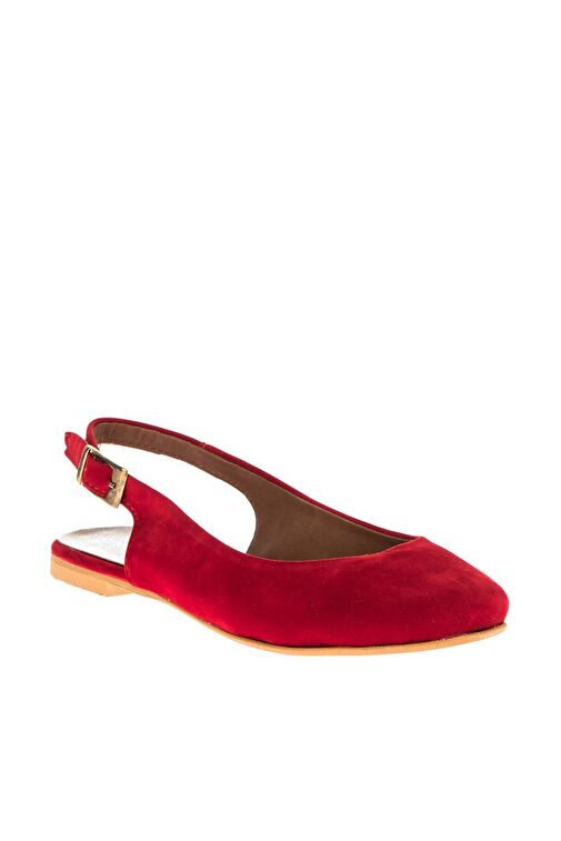 Fox Shoes Kırmızı Kadın Babet 1458 - Görsel 4
