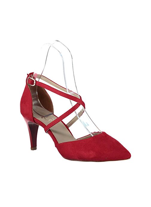 Kırmızı Kadın Topuklu Ayakkabı D654054802 - Görsel 4