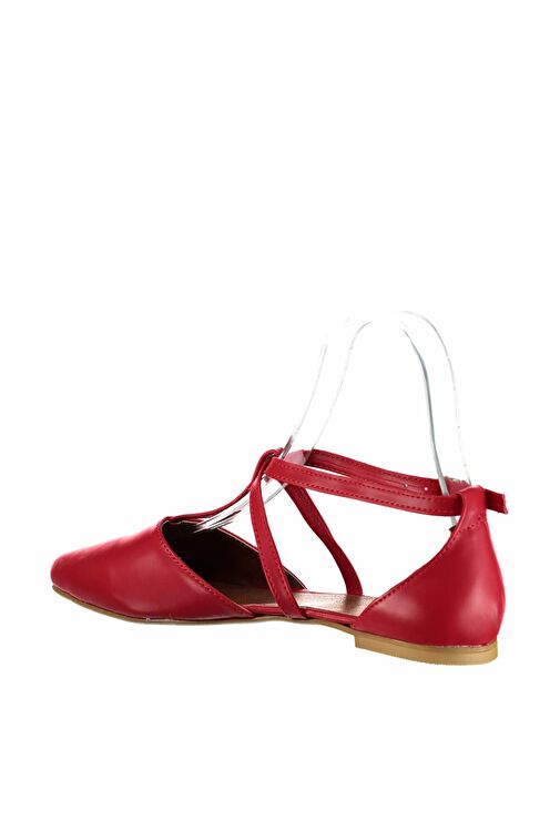 Fox Shoes Kırmızı Kadın Babet 1513 - Görsel 5