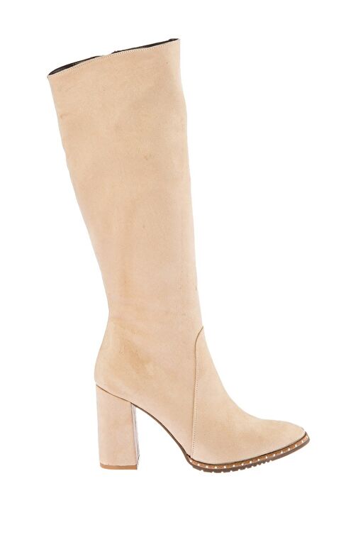 Bej Kadın Çizme C654088502 - Görsel 3