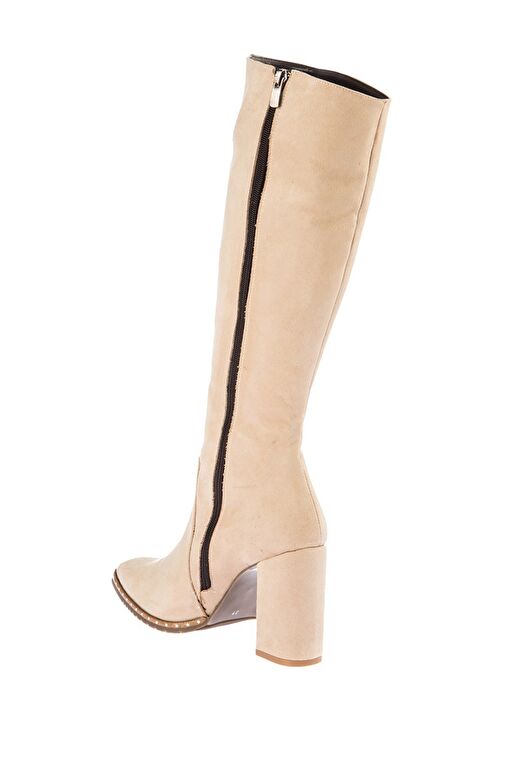 Bej Kadın Çizme C654088502 - Görsel 5