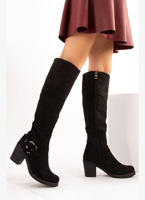 Siyah Kadın Çizme E674250002 - Görsel 2
