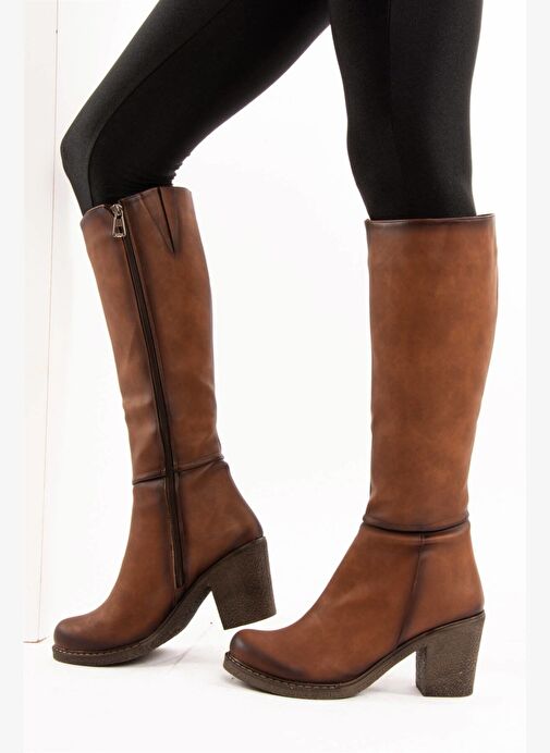 Taba Kadın Çizme C674250309 - Görsel 2