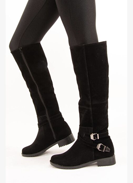 Siyah Kadın Çizme E726203402 - Görsel 2