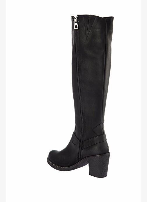 Siyah Kadın Çizme E674250009 - Görsel 5