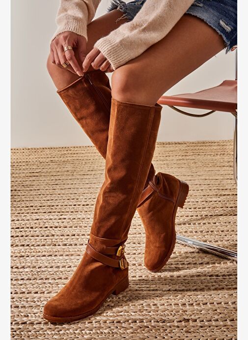 Taba Kadın Çizme E726203402 - Görsel 2