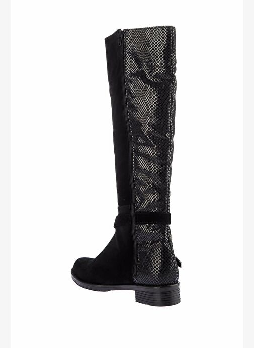 Siyah Yılan Süet Kadın Çizme E726203402 - Fox Shoes | Boyner - Ayakapp