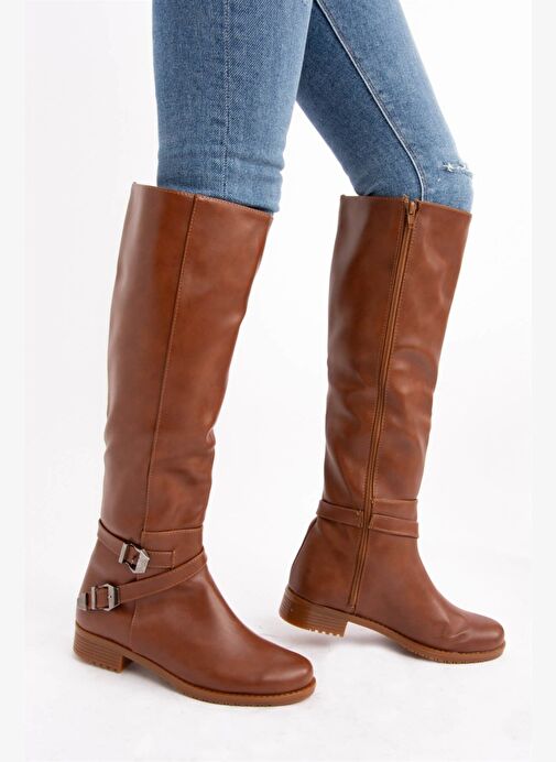 Taba Kadın Çizme E726203409 - Görsel 2