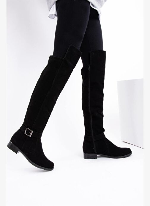 Siyah Kadın Çizme E726561802 - Görsel 2