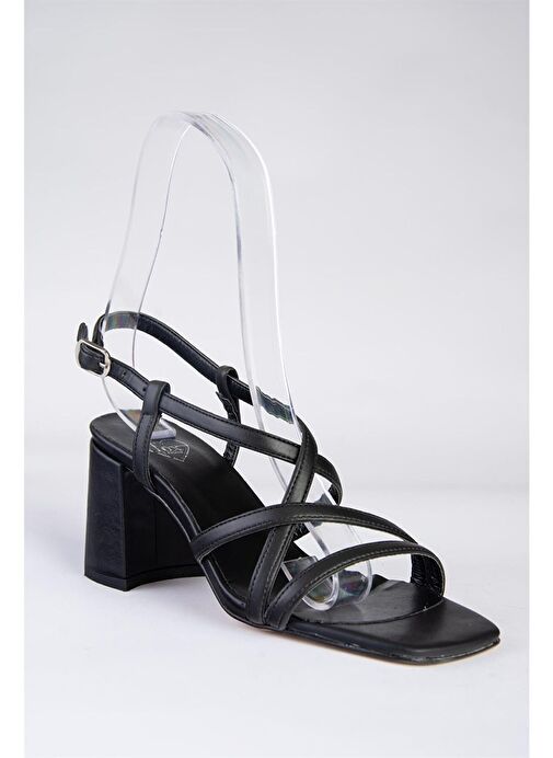 Siyah Kadın Topuklu Ayakkabı F654028009 - Görsel 4