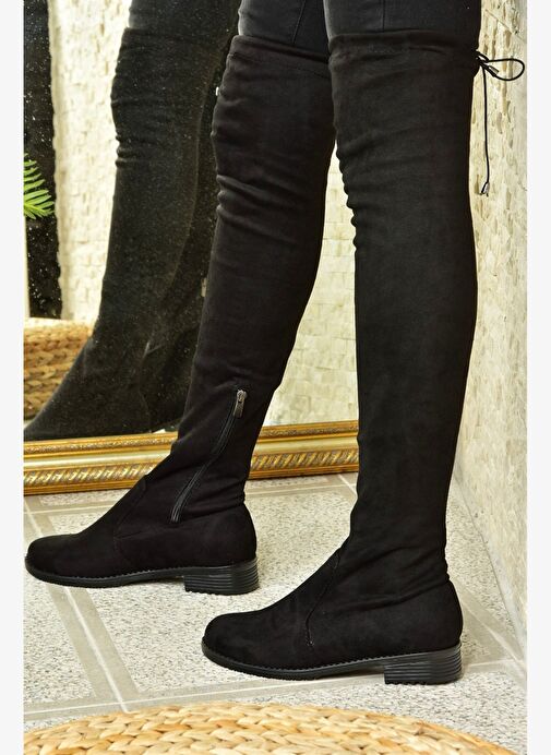 Siyah Kadın Çizme G268573002 - Görsel 5