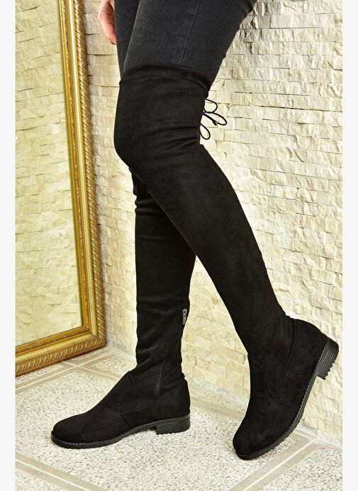 Siyah Kadın Çizme G268573002 - Görsel 6
