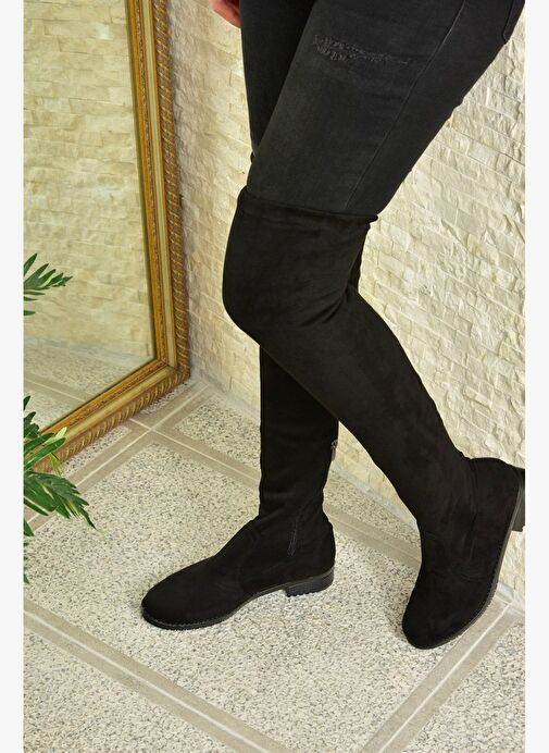Siyah Kadın Çizme G268573002 - Görsel 4