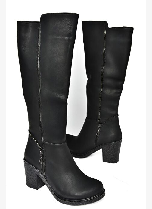 Siyah Kadın Çizme G674252009 - Görsel 4