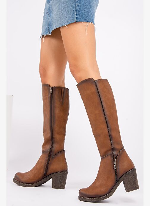 Taba Kadın Çizme G674252009 - Görsel 2