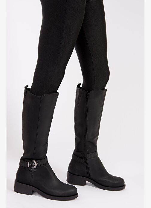 Siyah Kadın Çizme G674240109 - Görsel 3