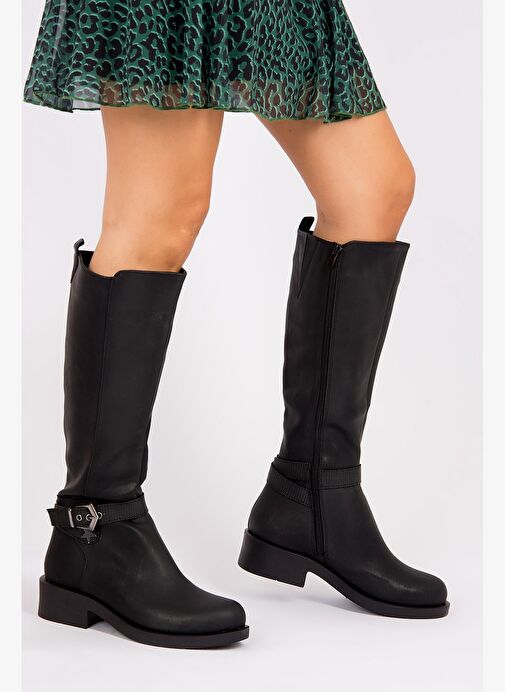 Siyah Kadın Çizme G674240109 - Görsel 2