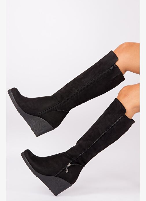 Siyah Kadın Çizme E674220202 - Görsel 3