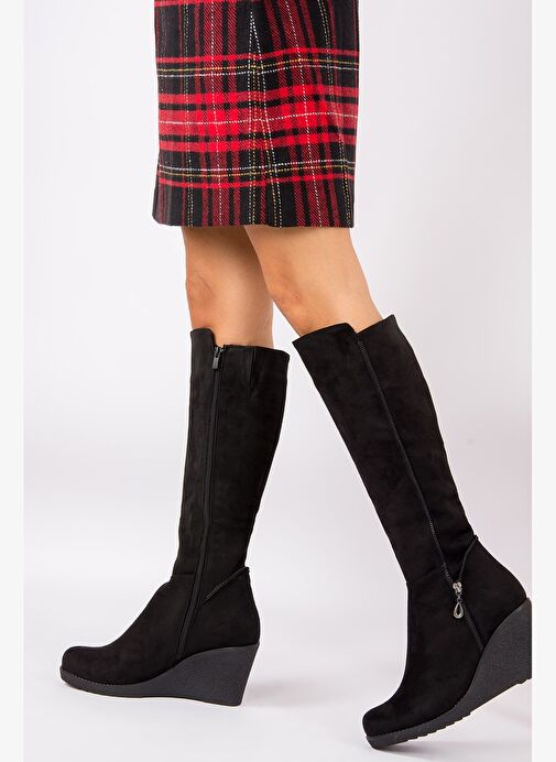 Siyah Kadın Çizme E674220202 - Görsel 2