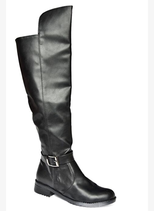 Siyah Kadın Çizme E726561809 - Görsel 6