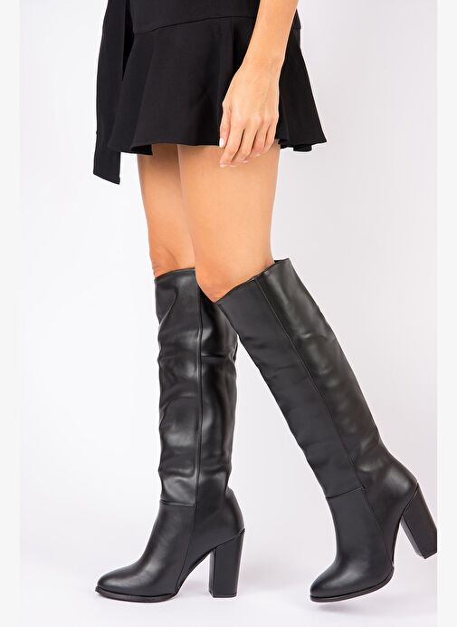 Siyah Kadın Çizme G922920509 - Görsel 3