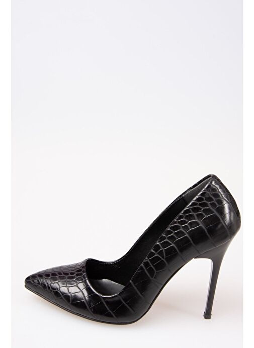 Siyah Kadın Topuklu Ayakkabı G922151911 - Görsel 4