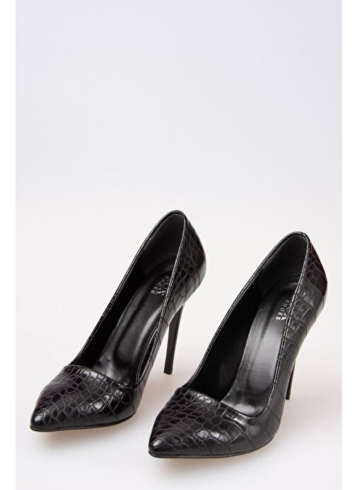 Siyah Kadın Topuklu Ayakkabı G922151911 - Görsel 5