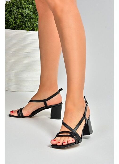 Siyah Kadın Topuklu Ayakkabı H922741009 - Görsel 4