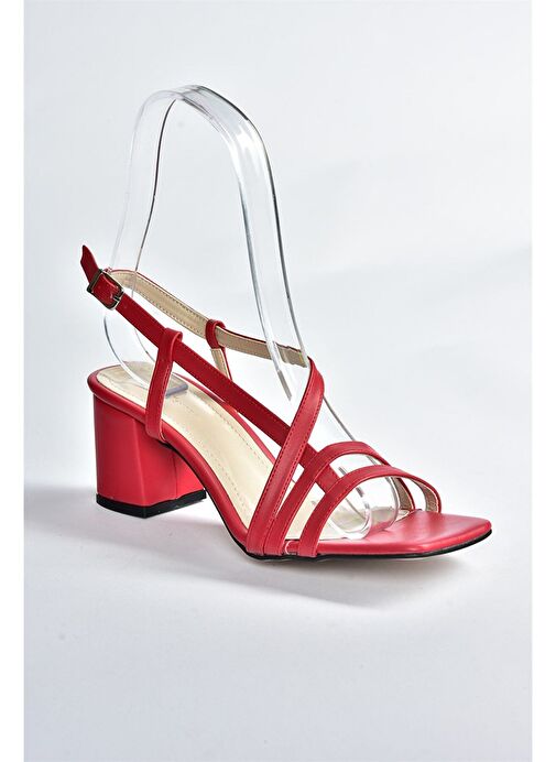 Kırmızı Kadın Topuklu Ayakkabı H922741009 - Görsel 5