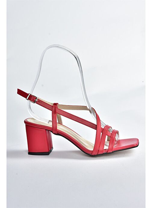 Kırmızı Kadın Topuklu Ayakkabı H922741009 - Görsel 6