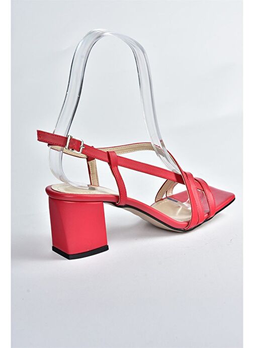 Kırmızı Kadın Topuklu Ayakkabı H922741009 - Görsel 7