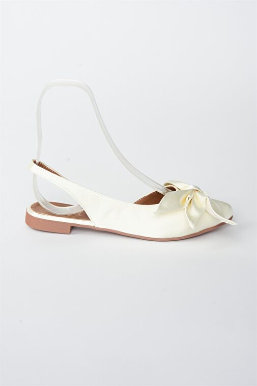 Fox Shoes Beyaz Kadın Babet 5110 - Görsel 8