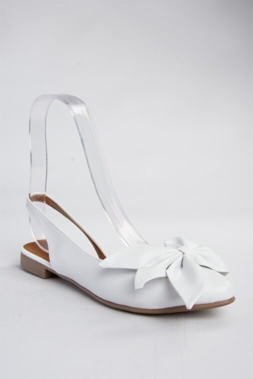 Beyaz Kadın Babet H726809009 - Görsel 7