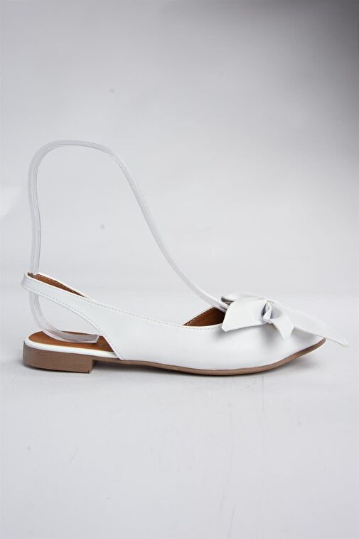 Beyaz Kadın Babet H726809009 - Görsel 8