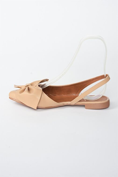 Fox Shoes Bej Kadın Babet 5114 - Görsel 4