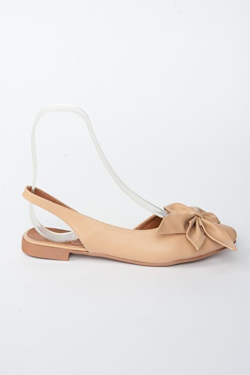 Fox Shoes Bej Kadın Babet 5114 - Görsel 5