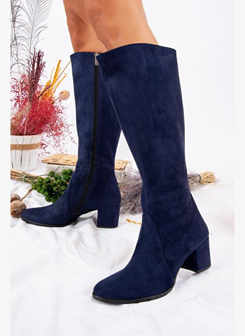 Lacivert Kadın Çizme A654252702 - Görsel 3