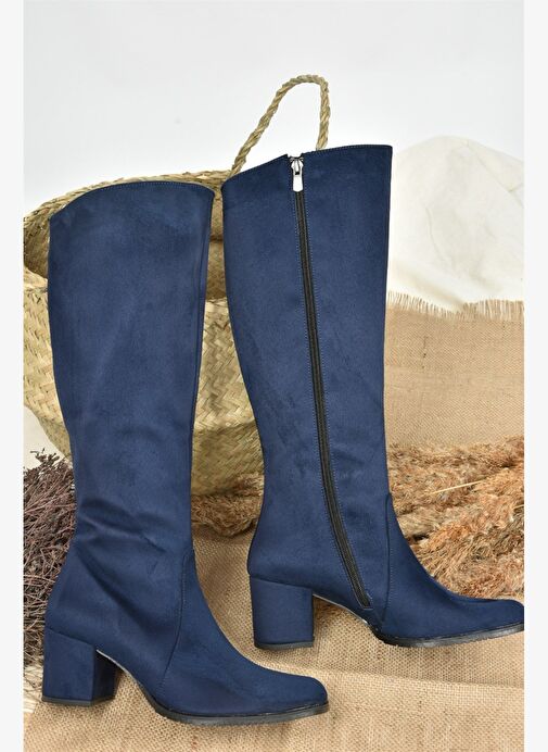 Lacivert Kadın Çizme A654252702 - Görsel 6