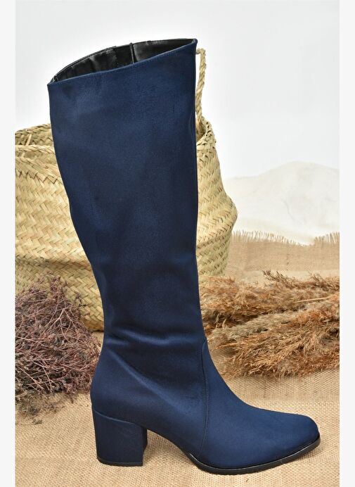 Lacivert Kadın Çizme A654252702 - Görsel 8