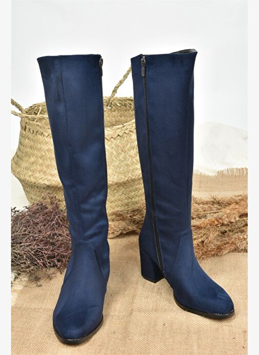 Lacivert Kadın Çizme A654252702 - Görsel 7