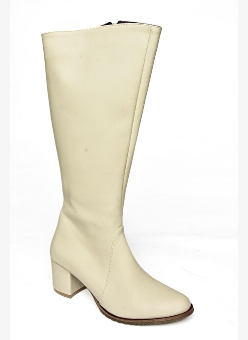 Bej Kadın Çizme A654252709 - Görsel 7