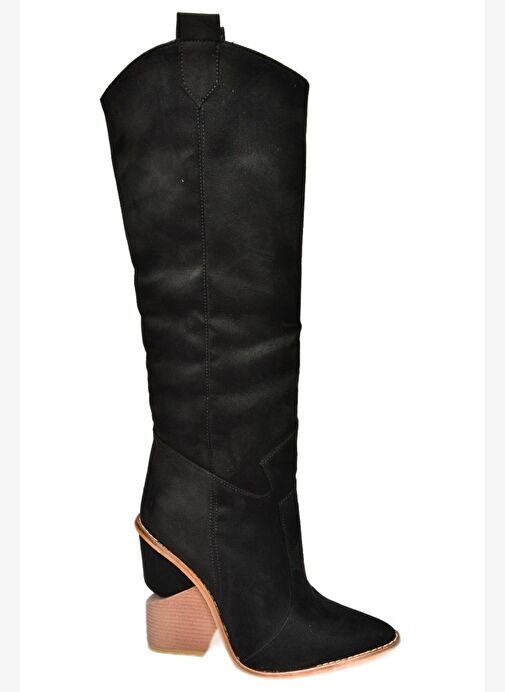 Siyah Kadın Çizme J372537202 - Görsel 5